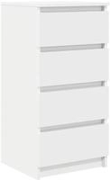 vidaXL Sideboard Wei&szlig; 37,5x35x76 cm Holzwerkstoff