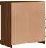 vidaXL Sideboard mit LED-Leuchten Braun Eichen-Optik 60,5x37x67 cm (836699)