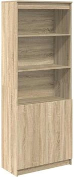 vidaXL Highboard Sonoma-Eiche 70x35x180 cm Holzwerkstoff (3328473)