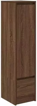 vidaXL Highboard Braun Eichen-Optik 29,5x34x119,5 cm Holzwerkstoff (861658)