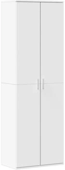 vidaXL Highboard Weiß 60x35x180 cm Holzwerkstoff (3276665)