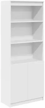 vidaXL Highboard Weiß 70x35x180 cm Holzwerkstoff (3328471)