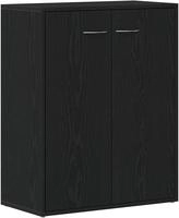 vidaXL Sideboard Schwarze Eiche 60x30x75 cm Holzwerkstoff