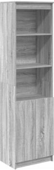 vidaXL Highboard Grau Sonoma 50x35x180 cm Holzwerkstoff (3328467)