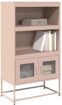 vidaXL Highboard Rosa 68x39x123 cm Stahl (853369)