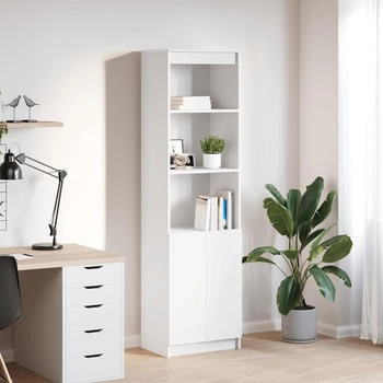vidaXL Highboard Weiß 50x35x180 cm Holzwerkstoff (3328462)