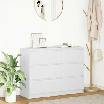 vidaXL Sideboard Wei&szlig; 100x35x76 cm Holzwerkstoff (3328498)