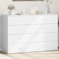 vidaXL Sideboards 2 Stk. Wei&szlig; 60x39x80 cm Holzwerkstoff