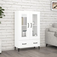 vidaXL Highboard Wei&szlig; 70x31x115 cm Holzwerkstoff