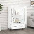 vidaXL Highboard Weiß 70x31x115 cm Holzwerkstoff (812555)