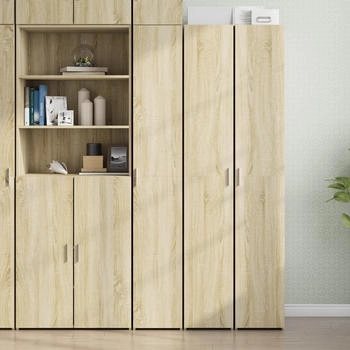 vidaXL Highboard Sonoma-Eiche 30x42,5x185 cm Holzwerkstoff (3281394)