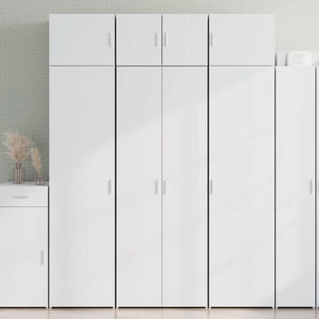 vidaXL Highboard Weiß 70x42,5x185 cm Holzwerkstoff (3281427)