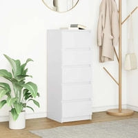 vidaXL Sideboard mit Schubladen Wei&szlig; 37,5x35x99 cm Holzwerkstoff