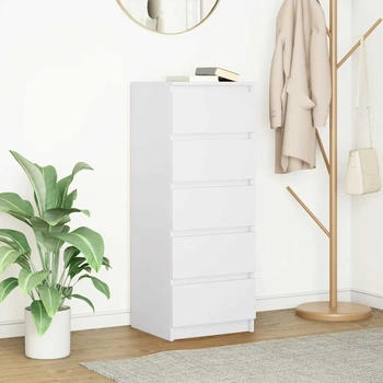 vidaXL Sideboard mit Schubladen Weiß 37,5x35x99 cm Holzwerkstoff (861760)