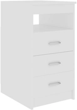 vidaXL Sideboard mit Schubladen Weiß 40x50x76 cm Holzwerkstoff (801805)