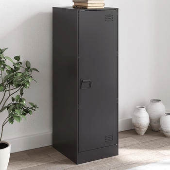 vidaXL Sideboard Schwarz 34,5x39x107 cm Stahl (841703)