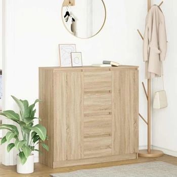 vidaXL Sideboard mit Schubladen Sonoma-Eiche 100,5x35x98,5 cm (3328455)