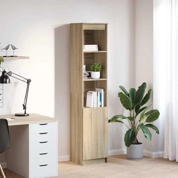 vidaXL Highboard Sonoma-Eiche 37,5x35x180 cm Holzwerkstoff (861672)