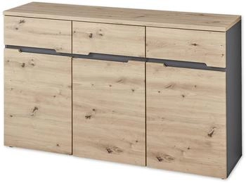 Stella Trading Memphis Sideboard/Kommode Artisan Eiche/Graphit (5034GH26)