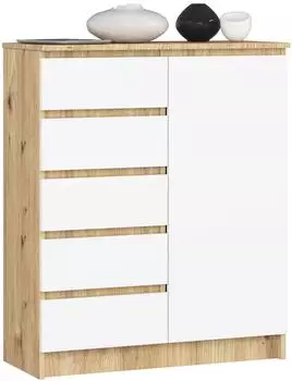 Akord Furniture Factory Highboard Kuran 80 cm breit mehrfarbig
