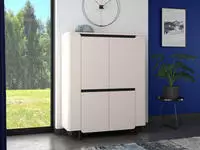 FORTE Vitrine "Vodol" Highboard, Soft Close, ABS Kanten