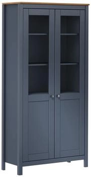vidaXL Highboard Hill Grau Massivholz Kiefer (289013)