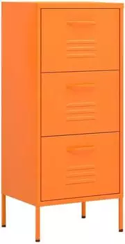 vidaXL Lagerschrank Orange Stahl (336183)