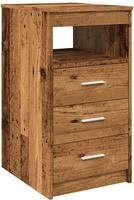 vidaXL Schubladenschrank Altholz-Optik 40x50x76 cm Holzwerkstoff