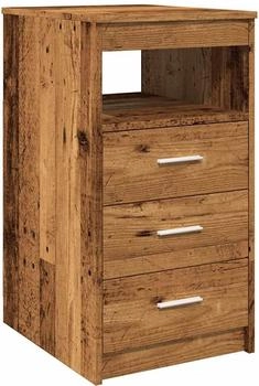 vidaXL Schubladenschrank Altholz-Optik 40x50x76 cm Holzwerkstoff (856004)
