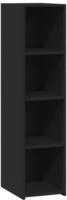 vidaXL Highboard Schwarz 30x41x124 cm Holzwerkstoff