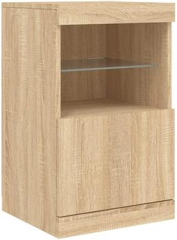 vidaXL Sideboard mit LED-Leuchten Sonoma-Eiche 41x37x67 cm (836681)