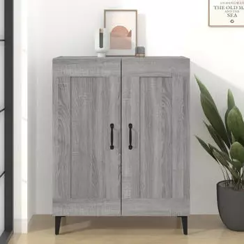 vidaXL Sideboard Grau Sonoma 69,5x34x90 cm Holzwerkstoff (817343)