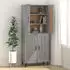 vidaXL Sideboard Grau Sonoma 69,5x34x90 cm Holzwerkstoff (817343)