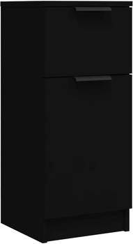vidaXL Sideboard Schwarz 30x30x70 cm Holzwerkstoff (811117)