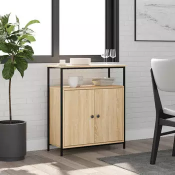 vidaXL Sideboard Sonoma-Eiche 70x30x80 cm Holzwerkstoff (835530)