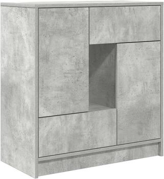 vidaXL Sideboard mit Schubladen und Türen Betongrau 70,5x34x74,5 cm (861844)