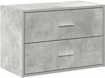 vidaXL Schrank mit 2 Schubladen Betongrau 60x31x40 cm Holzwerkstoff (858827)