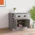 vidaXL Sideboard Grau Sonoma 70x35,5x67,5 cm Holzwerkstoff (816430)