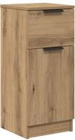 vidaXL Sideboard Artisan-Eiche 30x30x70 cm Holzwerkstoff