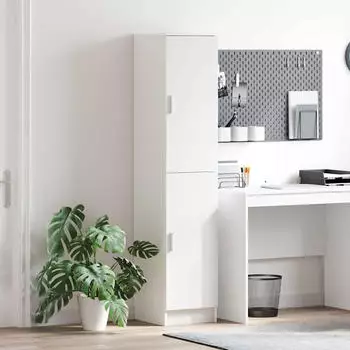vidaXL Highboard Weiß 35 x 39 x 168 cm Holzwerkstoff (869330)