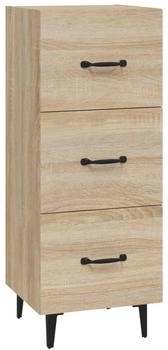 vidaXL Sideboard Sonoma-Eiche 34,5x34x90 cm Holzwerkstoff (812351)