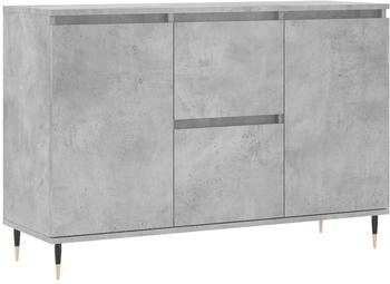 vidaXL Sideboard Betongrau 101,5x35x70 cm Holzwerkstoff (827200)