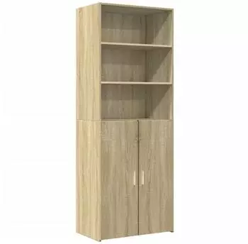 vidaXL Highboard Sonoma-Eiche 70x42,5x185 cm Holzwerkstoff (3281373)