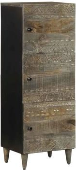 vidaXL Highboard 40x33x110 cm Massivholz Mango (4017821)