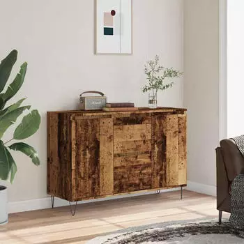 vidaXL Sideboard Altholz-Optik 101,5x35x70 cm Holzwerkstoff (857268)