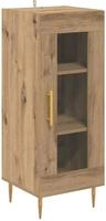 vidaXL Sideboard Artisan-Eiche 34 x 34,5 x 90 cm Holzwerkstoff