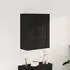 vidaXL Wandmontierter Schrank Schwarze Eiche 69.5 x 34 x 90 cm (862950)