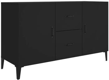 vidaXL Sideboard Schwarz 100x36x60 cm Holzwerkstoff (812520)