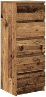 vidaXL Sideboard mit Schubladen Altholz-Optik 37,5x35x99 cm