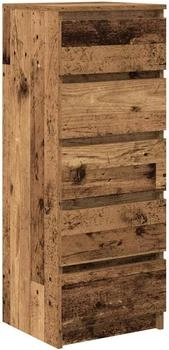 vidaXL Sideboard mit Schubladen Altholz-Optik 37,5x35x99 cm (861767)